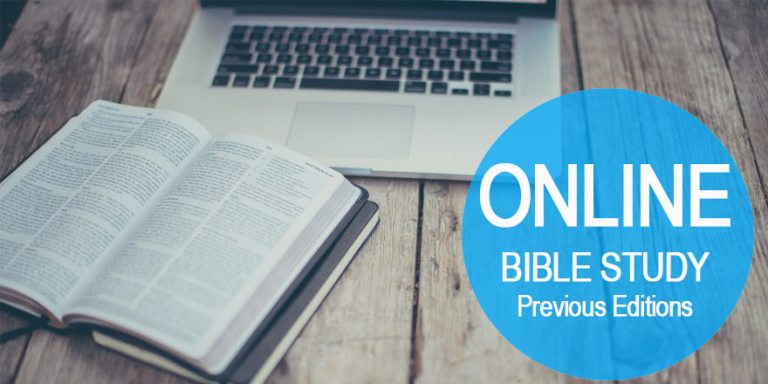 Online Bible Study Previous Editions - Cherry Avenue Christian Church